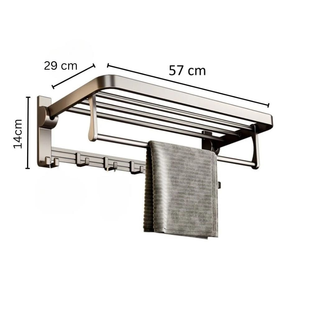 Wall-Mounted Towel Organizer