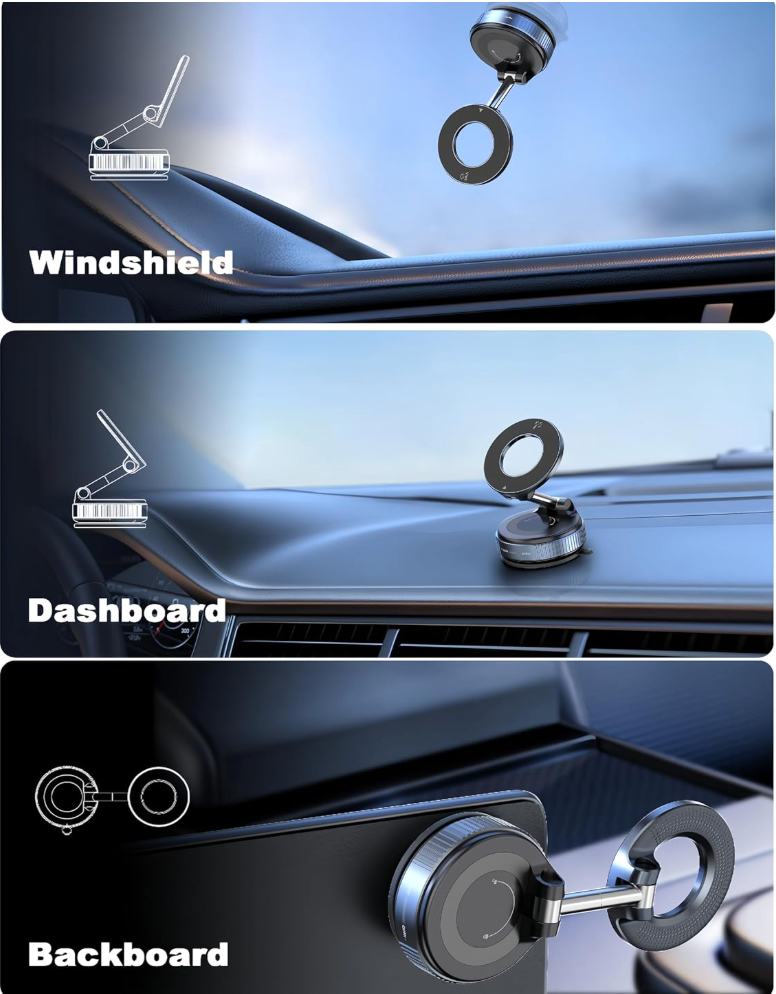 Vacuum Magnetic Phone Holder