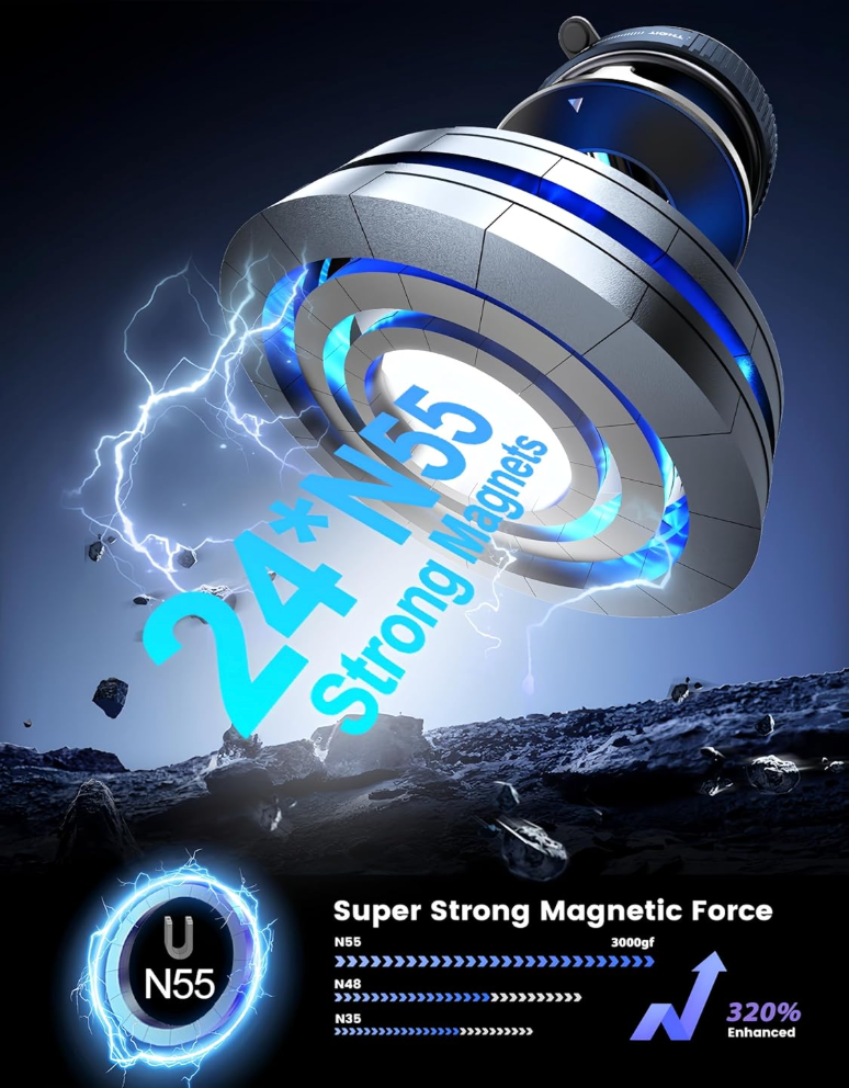 Vacuum Magnetic Phone Holder