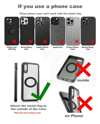 Vacuum Magnetic Phone Holder